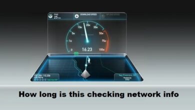 how long is this checking network info