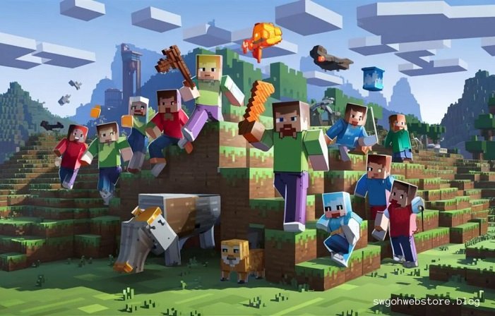minecraft: bedrock edition (2011) game icons banners