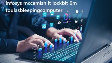 infosys mccamish it lockbit 6m toulasbleepingcomputer