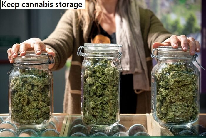 keep cannabis storage